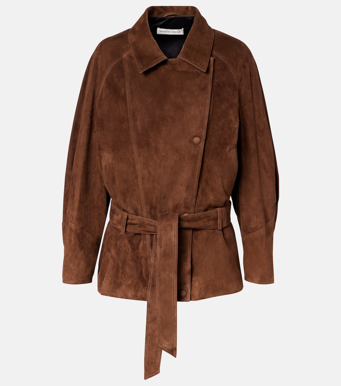 Chaqueta Buffy de ante | Nour Hammour