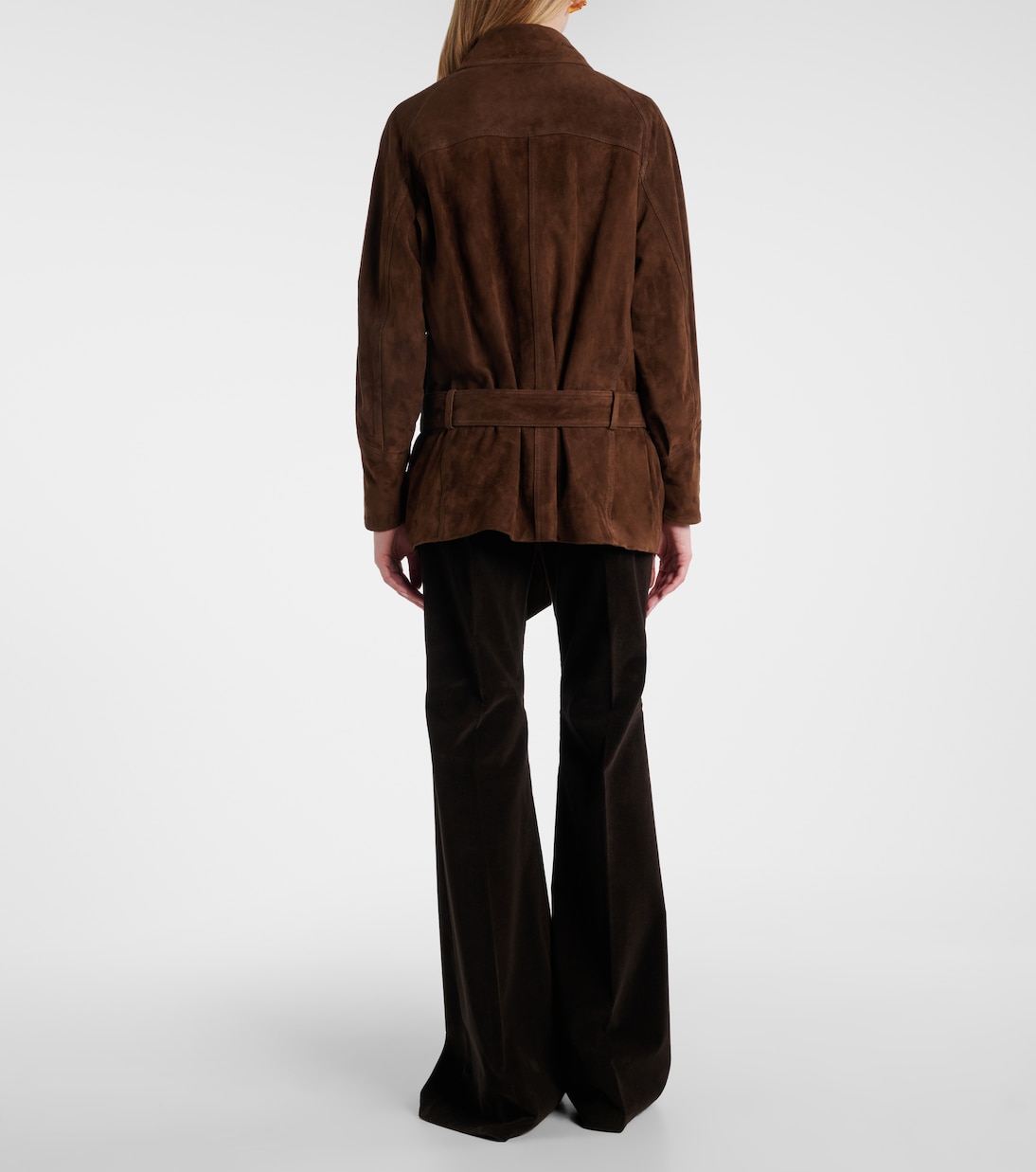 Chaqueta Buffy de ante | Nour Hammour