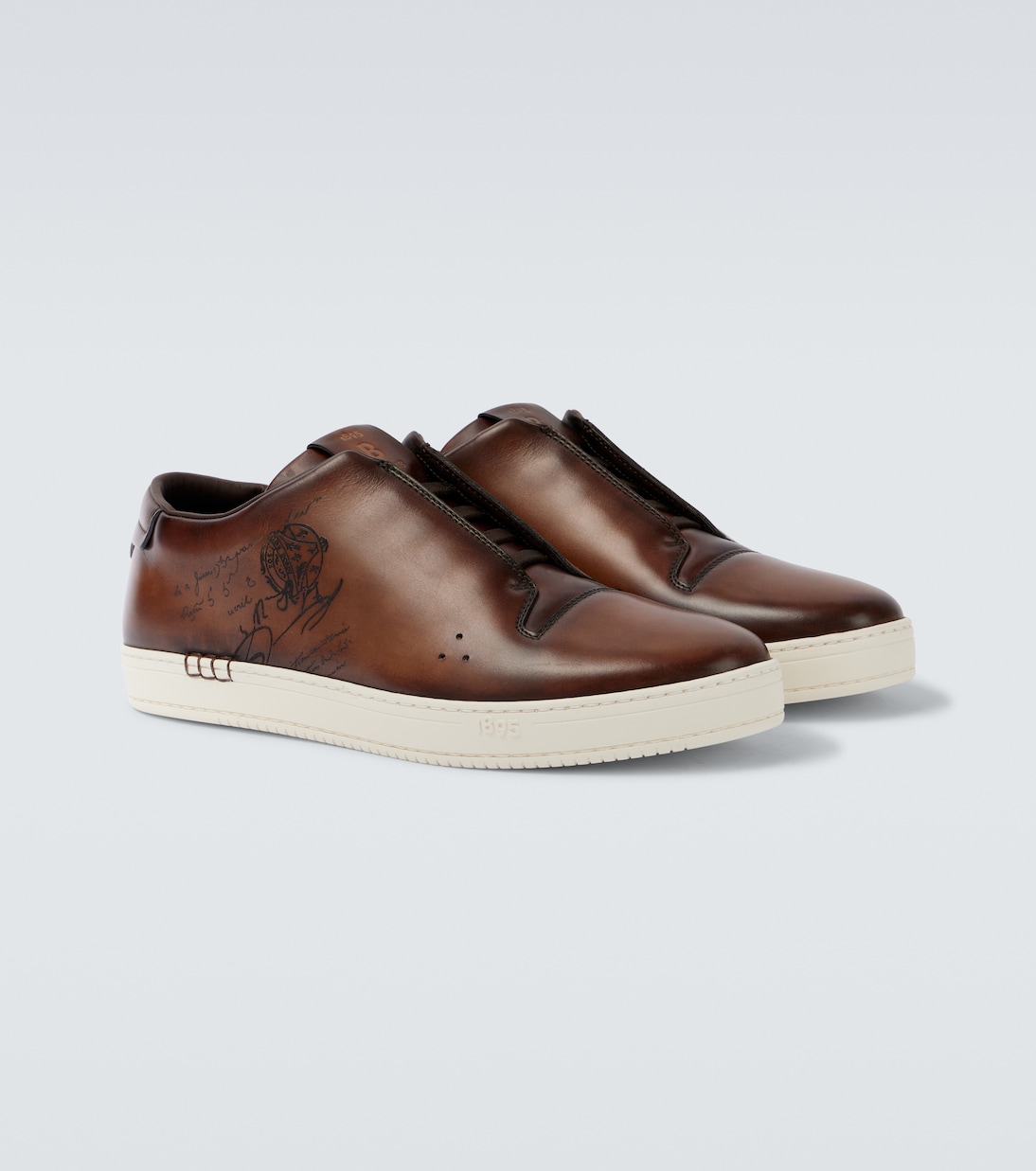 Playtime leather slip-on sneakers | Berluti
