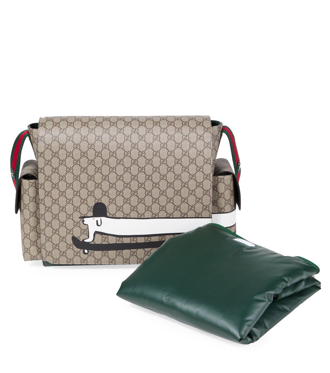 Baby GG Canvas leather changing bag | Gucci Kids