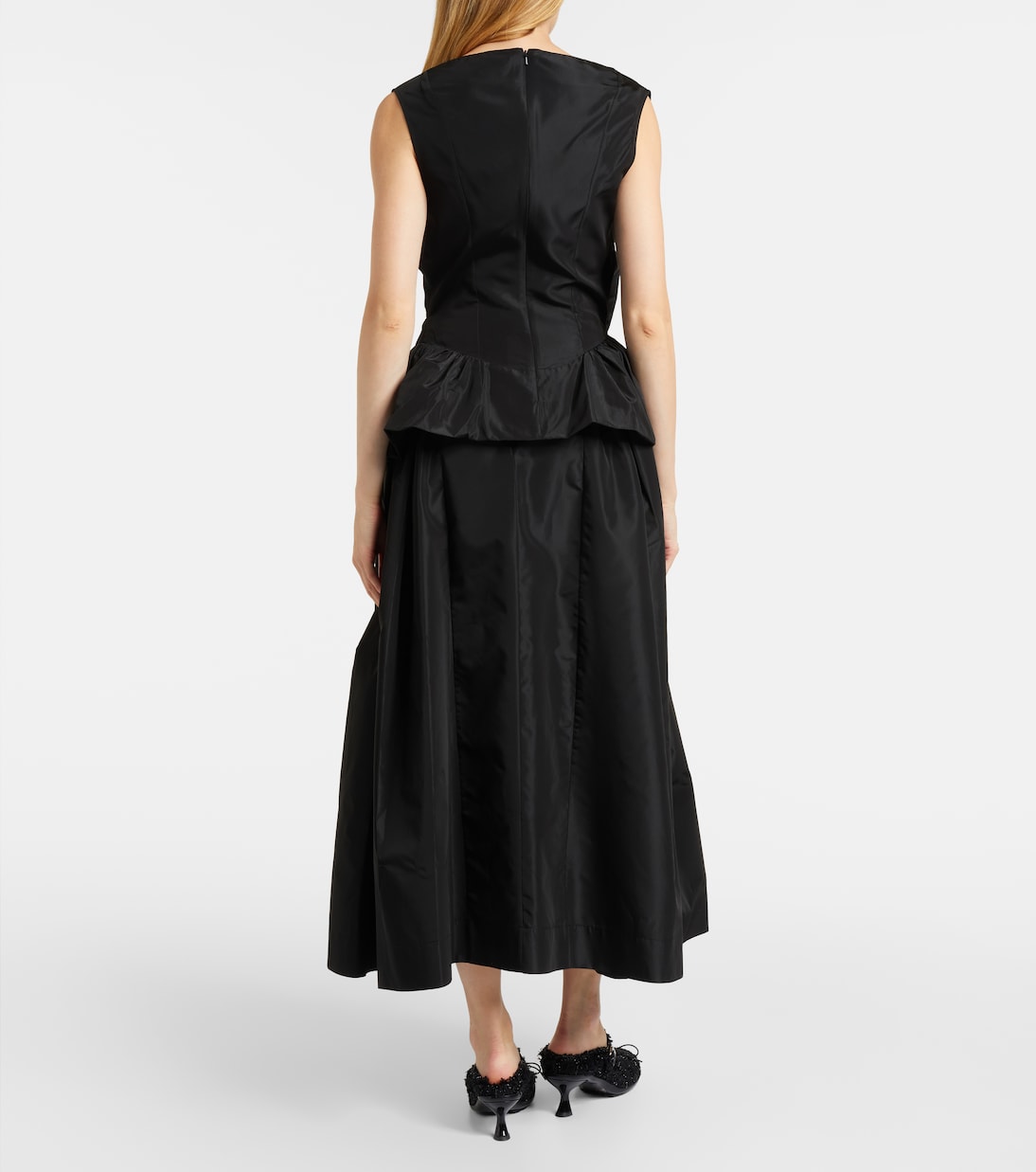 Draped taffeta top | Simone Rocha