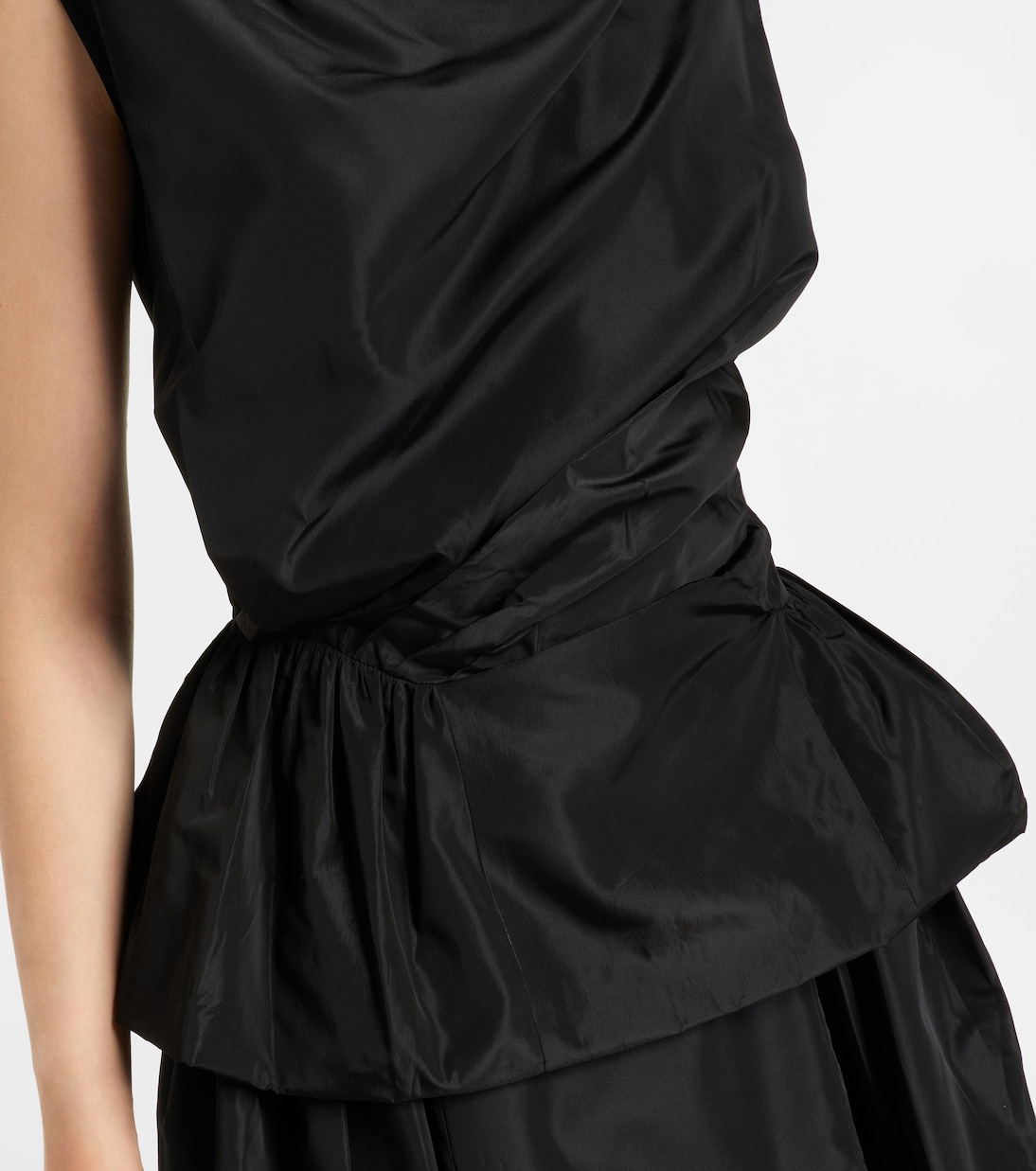 Draped taffeta top | Simone Rocha