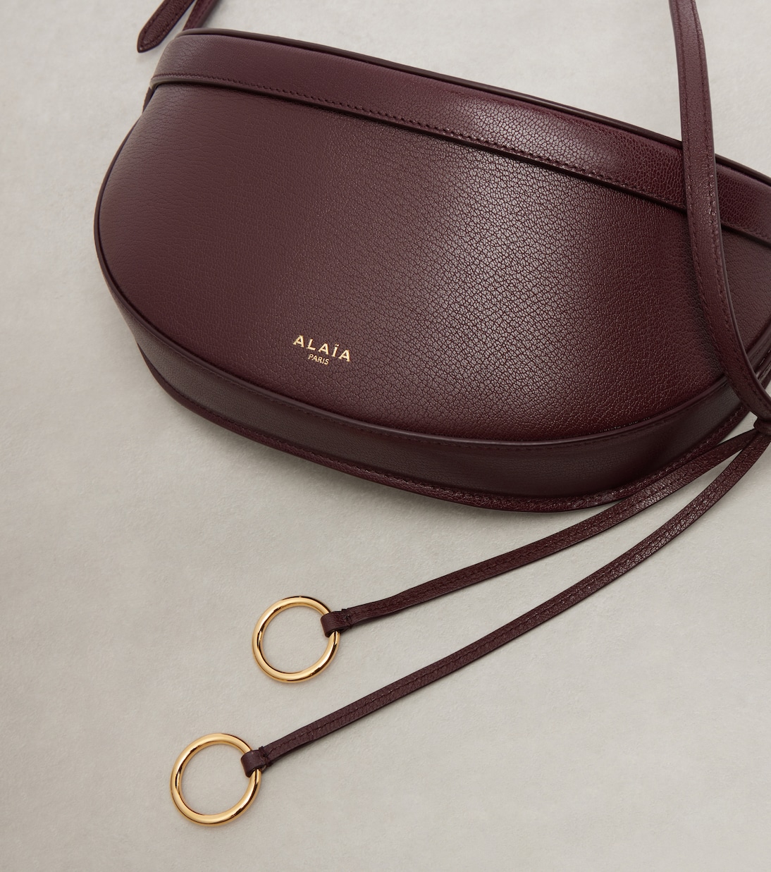 Hip Small leather shoulder bag | Alaïa