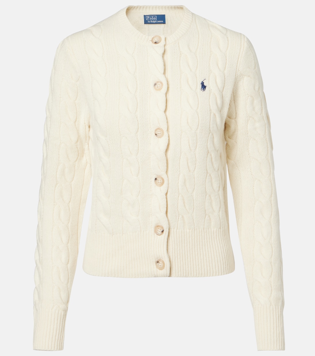 Cárdigan trenzado de lana y cachemir | Polo Ralph Lauren