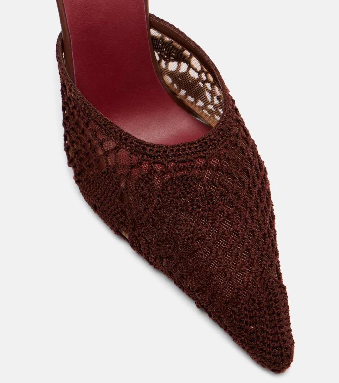 Floral-appliqué crochet mules | Magda Butrym
