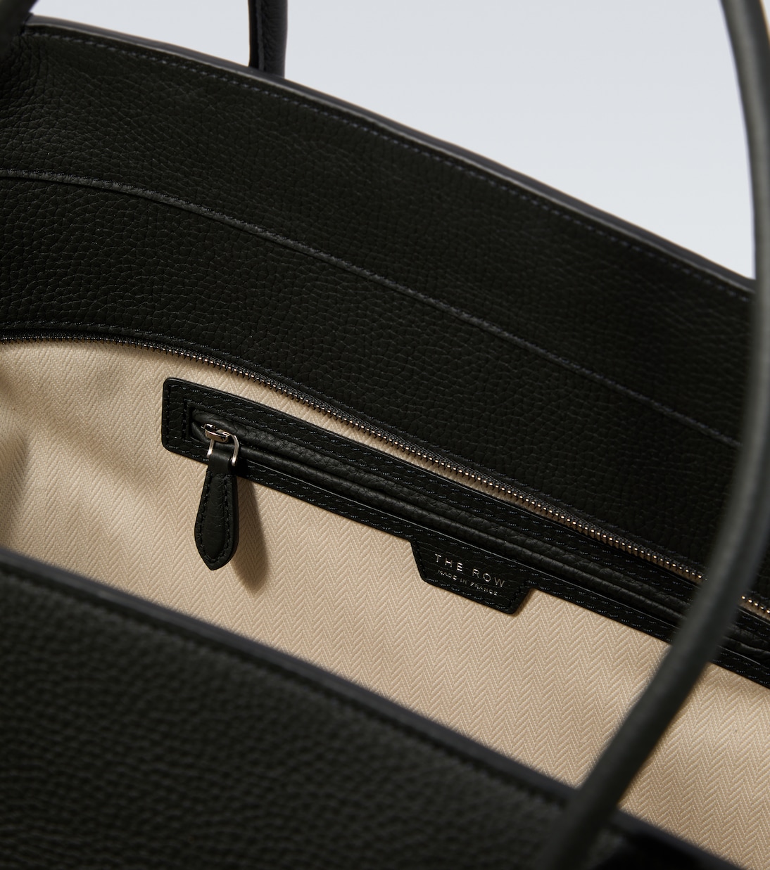 Marlo 17 leather tote bag | The Row