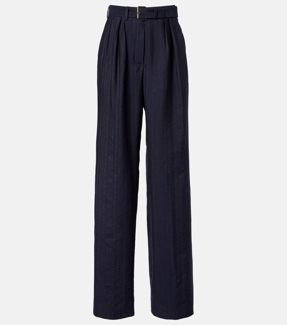 Belted wool wide-leg pants | Dries Van Noten