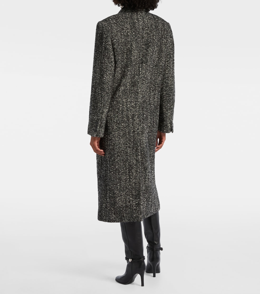 Abrigo Ebyane de tweed en mezcla de lana  | Isabel Marant