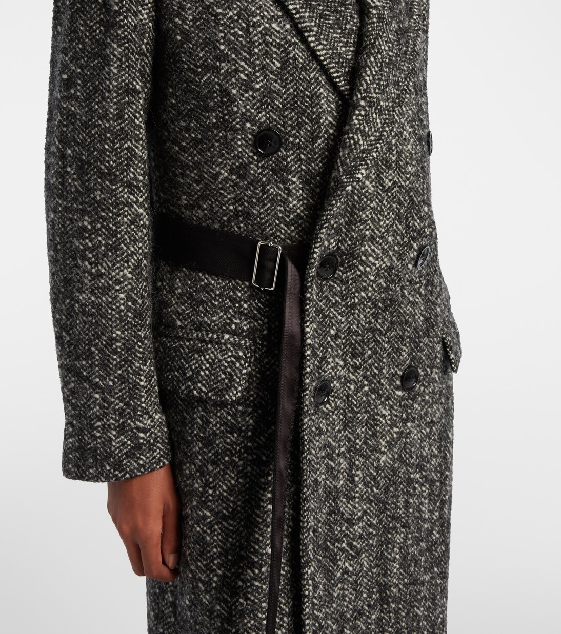 Abrigo Ebyane de tweed en mezcla de lana  | Isabel Marant