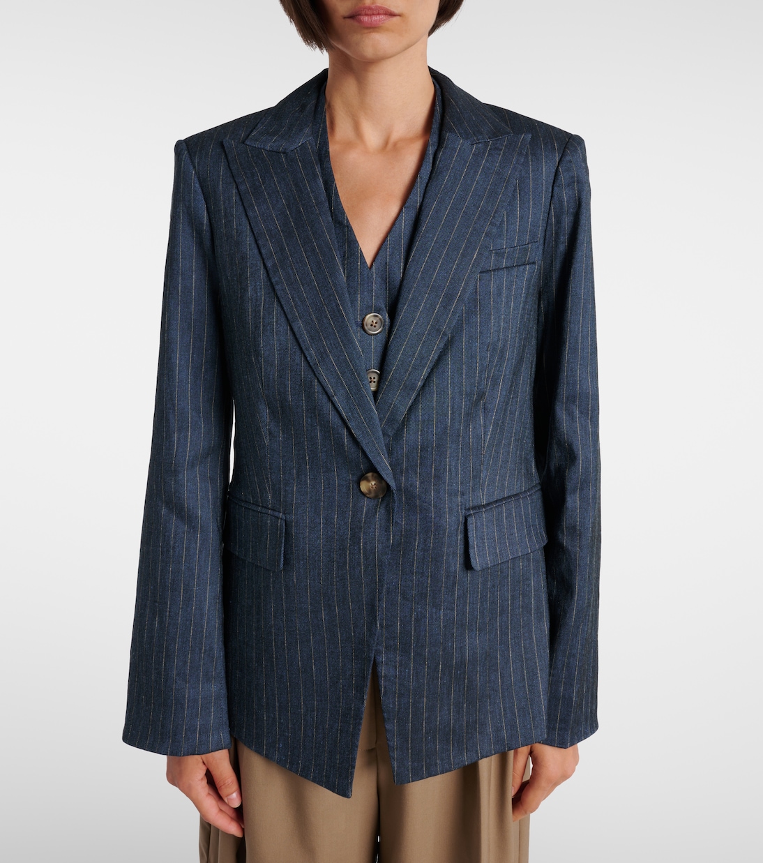 Blazer Obie aus einem Leinengemisch | Veronica Beard