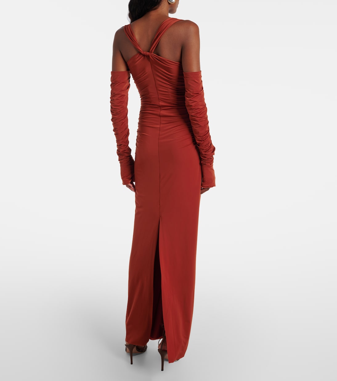 Rosseli gathered jersey maxi dress | SIR