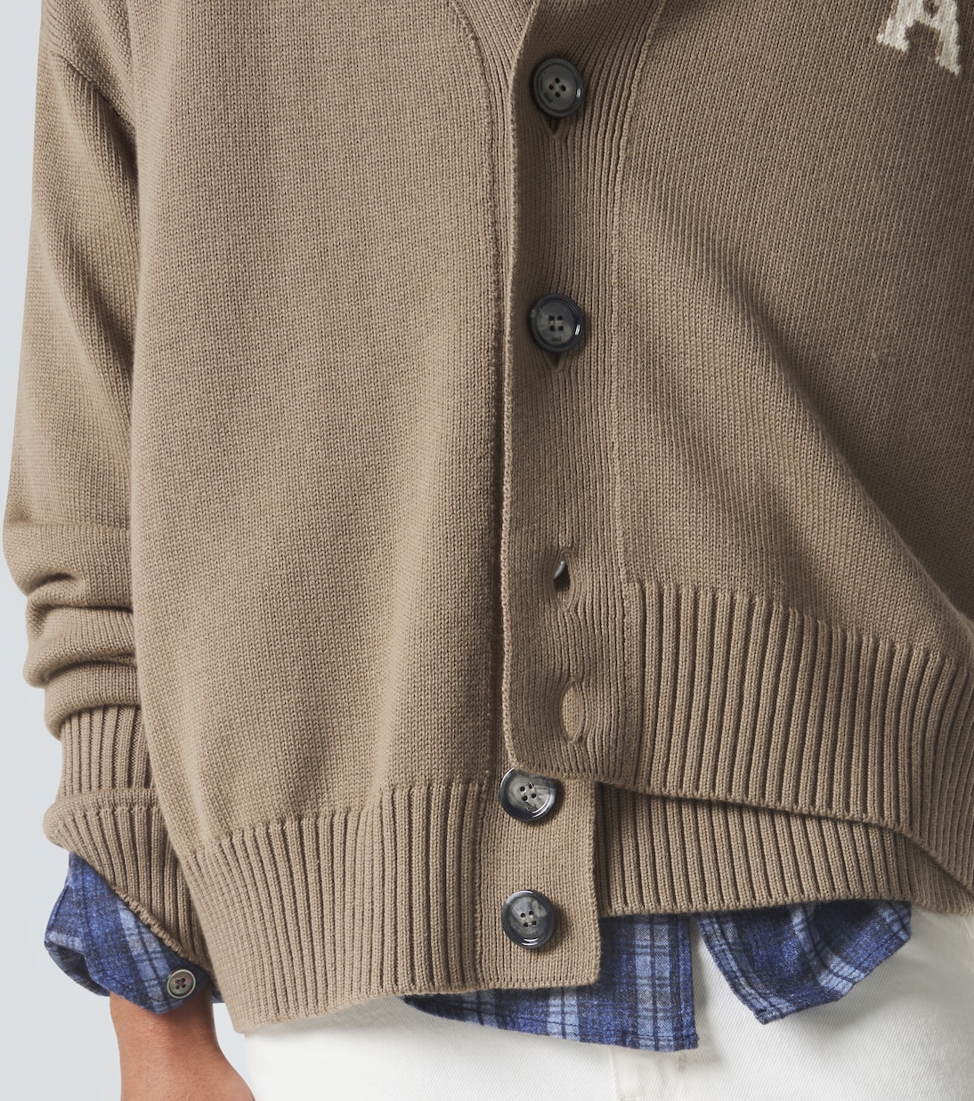 Ami de Cœur wool and cotton cardigan | Ami Paris