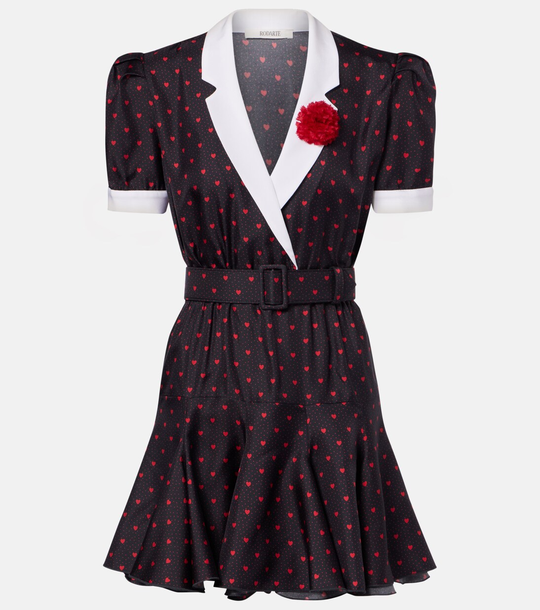 Robe imprimée en soie | Rodarte