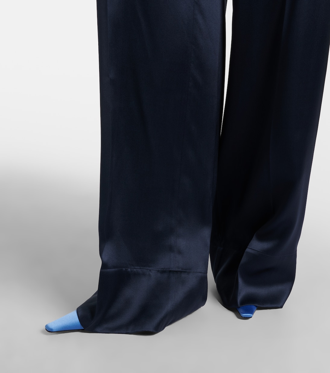 Dijon silk satin wide-leg pants | Joseph