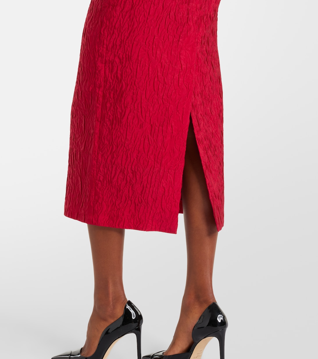 Vestido midi Falah de cloqué | Roksanda