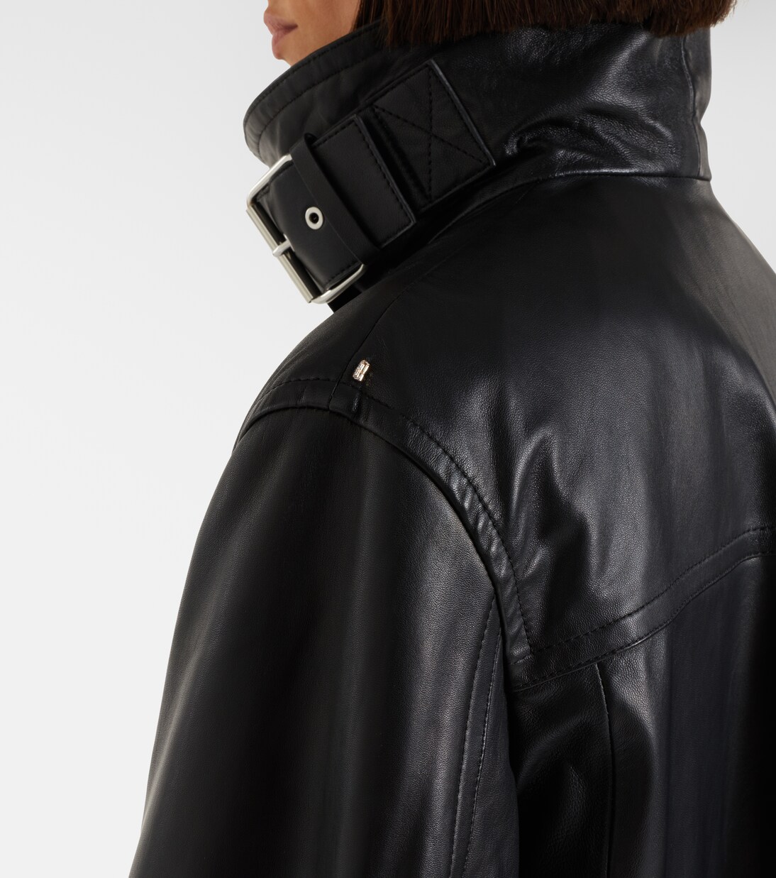 Oversized leather jacket | Sportmax