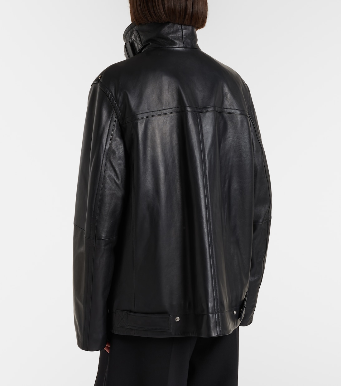 Oversized leather jacket | Sportmax