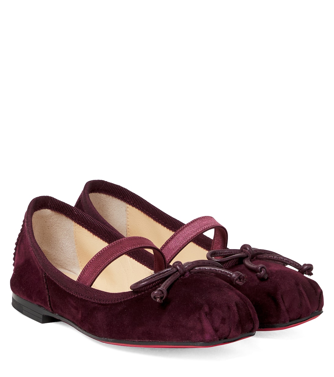 Baballet suede ballet flats | Christian Louboutin Kids