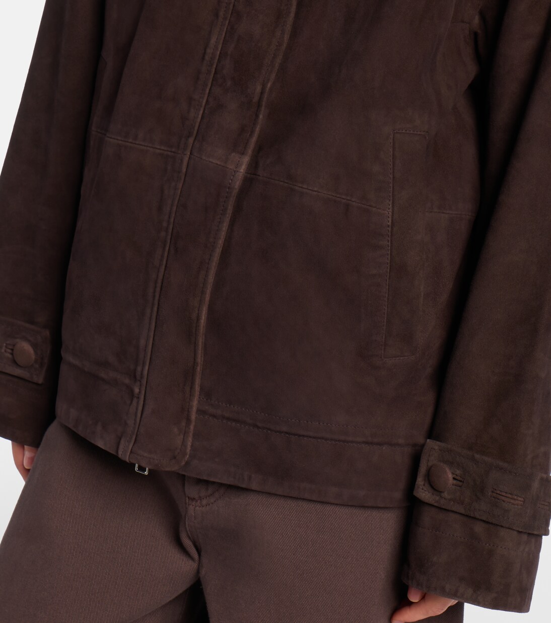 Chaqueta Kamala de ante oversized | Rotate