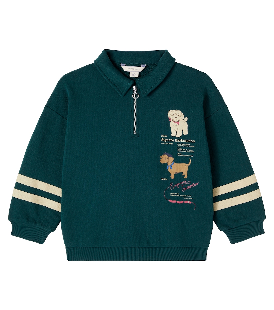 Bedrucktes Sweatshirt aus Baumwoll-Jersey | Konges Sløjd