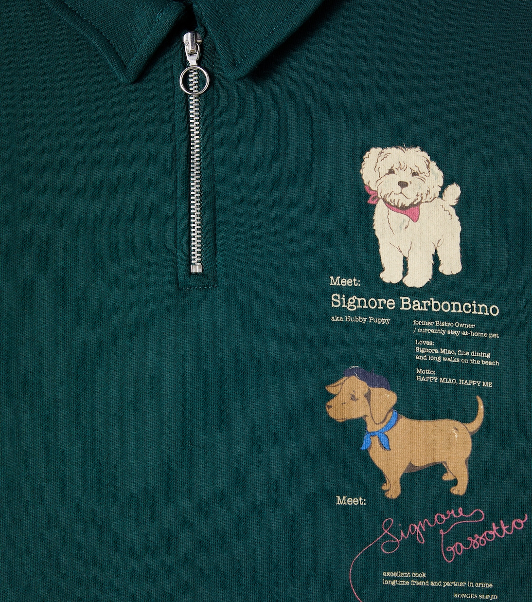 Bedrucktes Sweatshirt aus Baumwoll-Jersey | Konges Sløjd