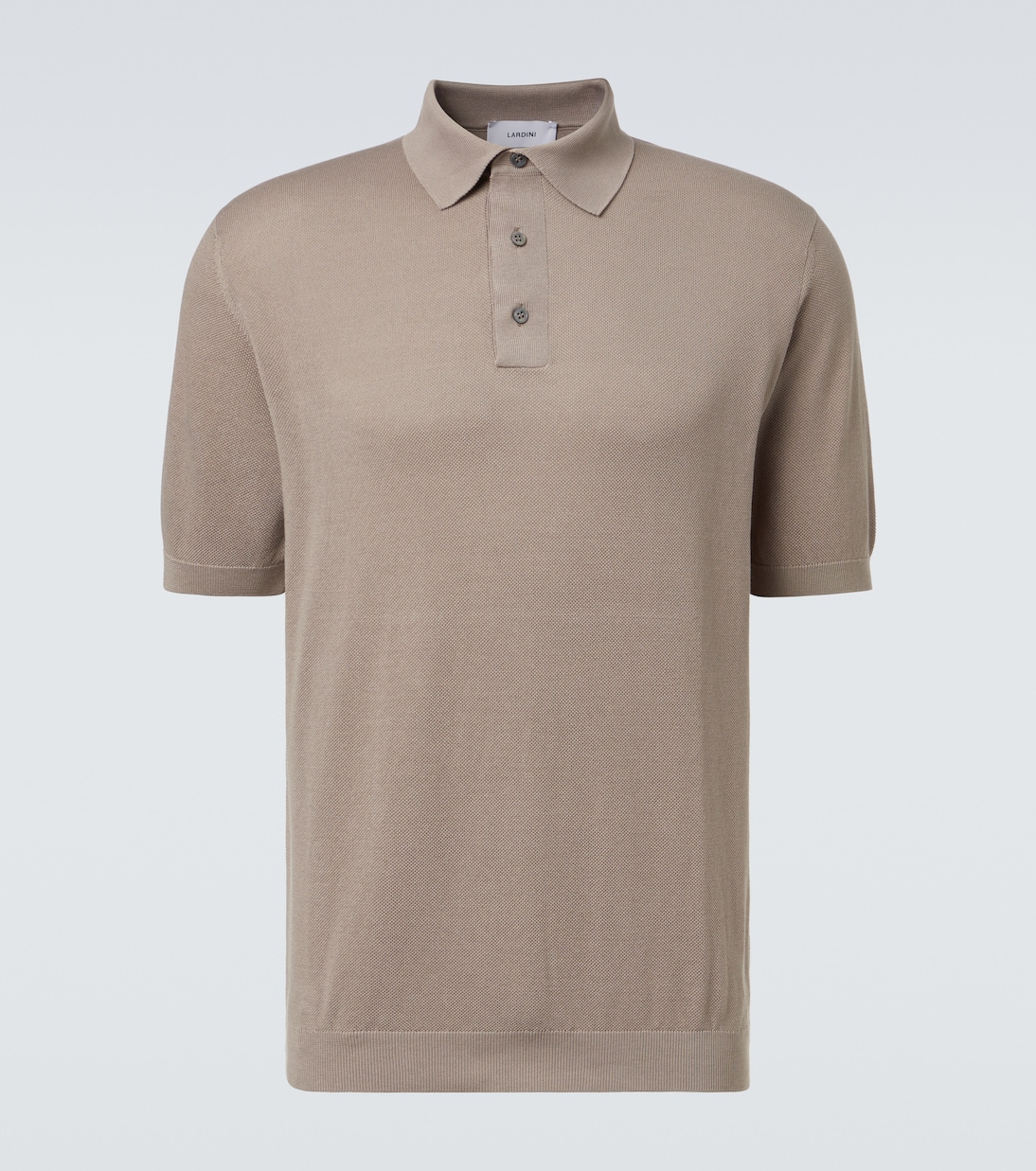 Polo de piqué de algodón | Lardini