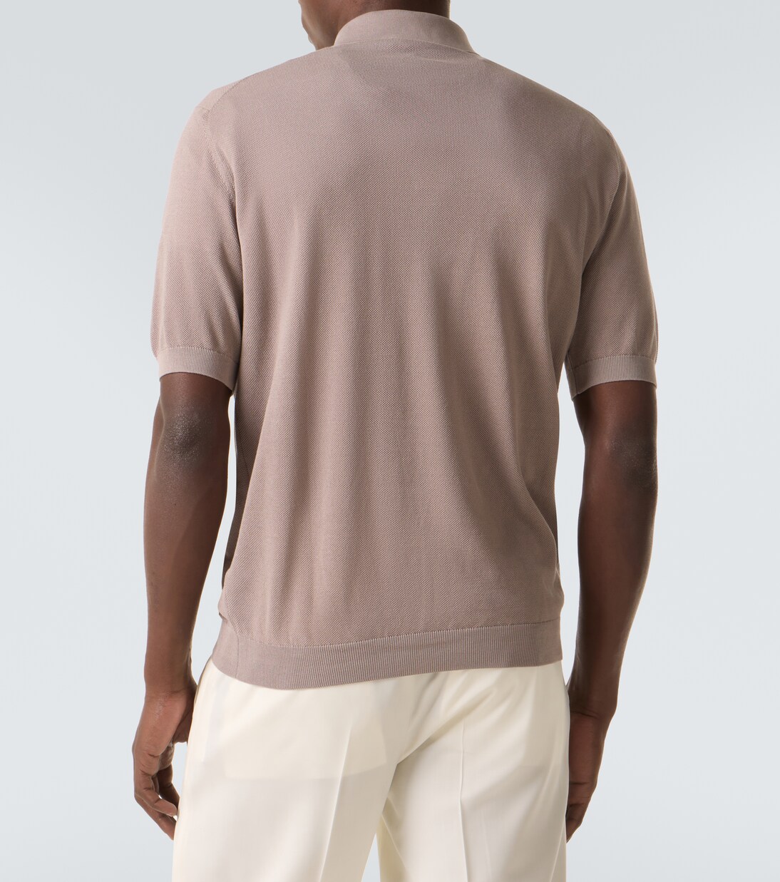 Polo de piqué de algodón | Lardini