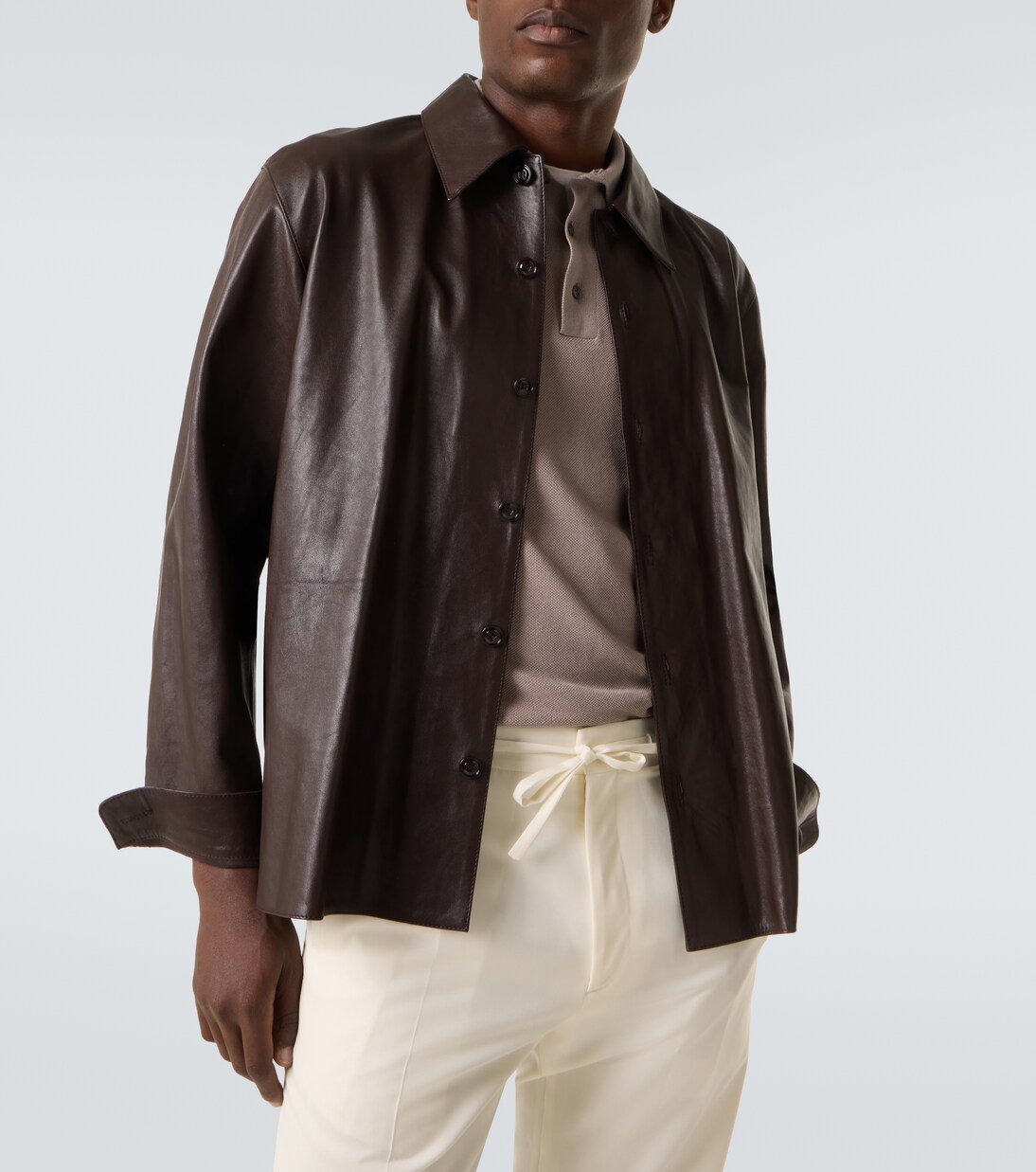 Polo de piqué de algodón | Lardini