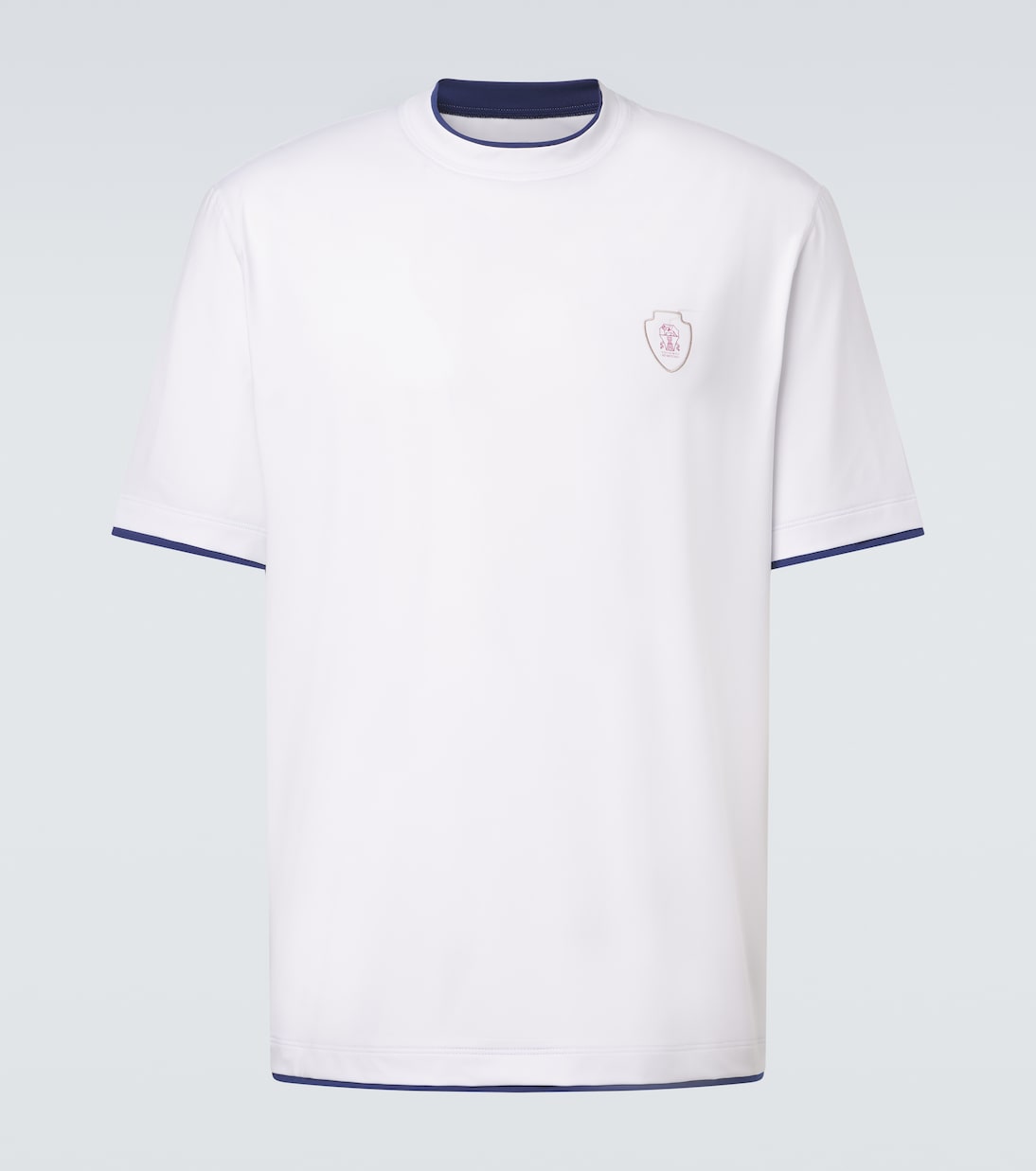 Logo cotton jersey T-shirt | Brunello Cucinelli