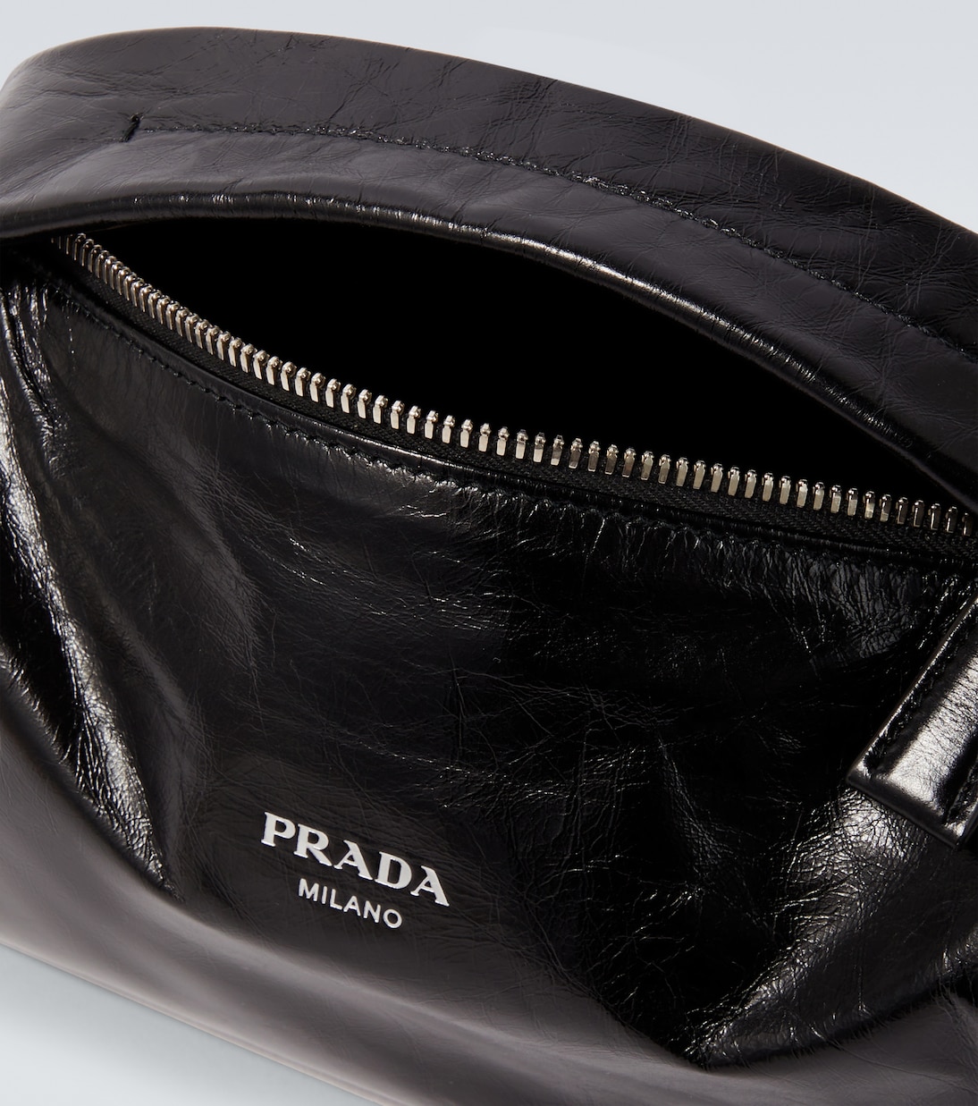Leather shoulder bag | Prada