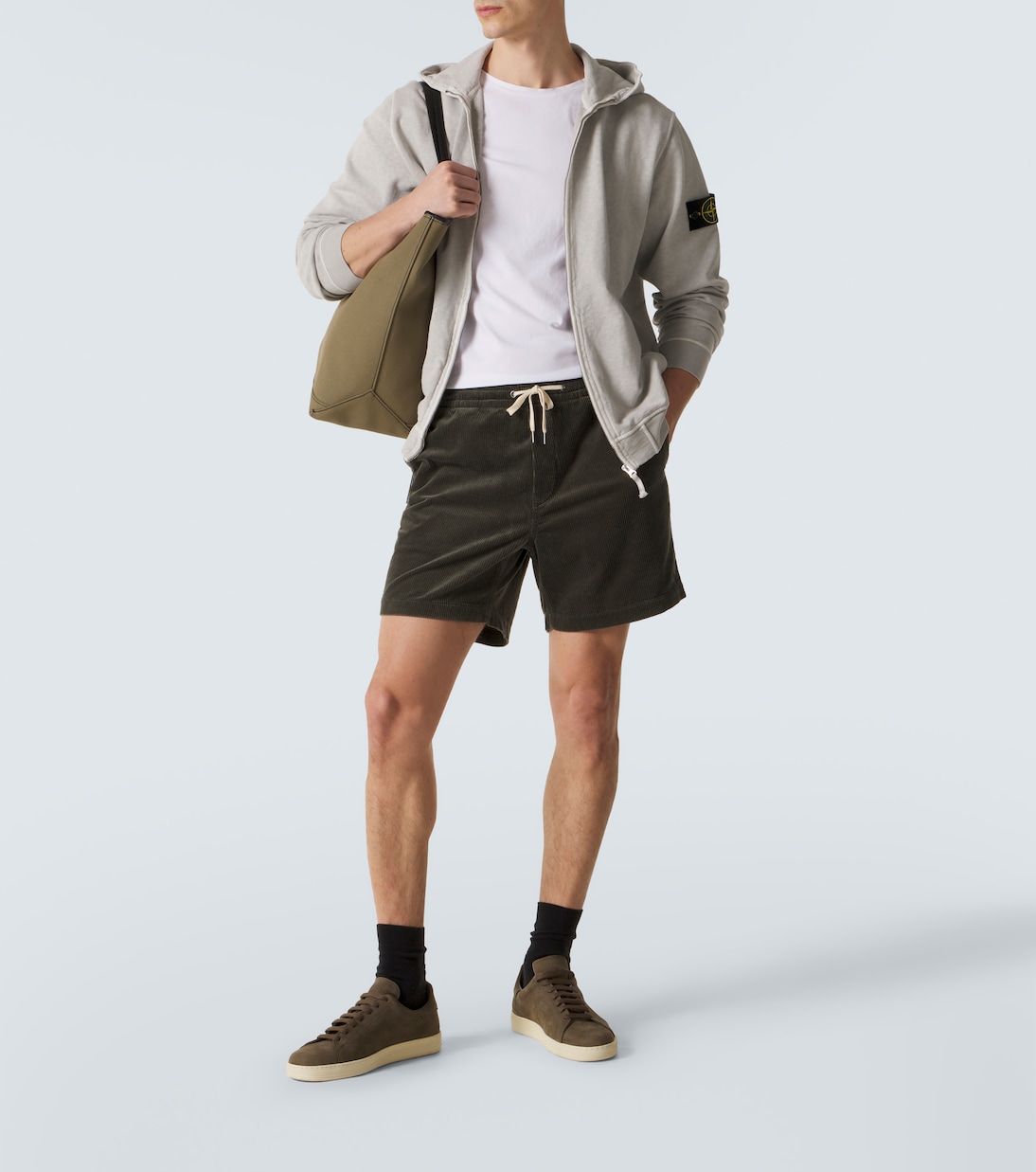 Kapuzenjacke aus Baumwoll-Jersey | Stone Island