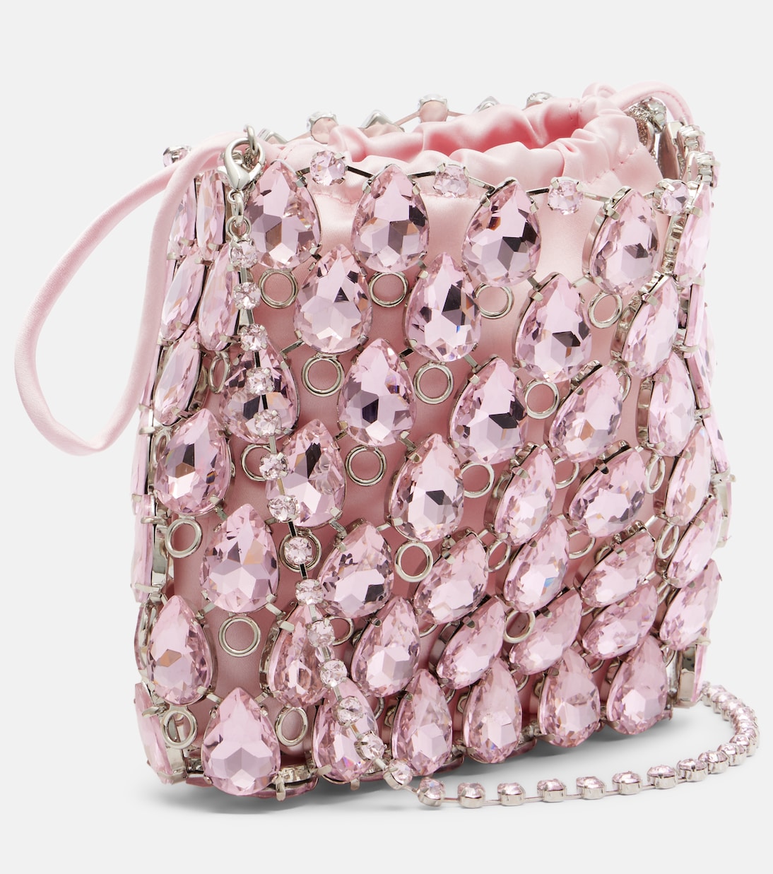 Mini embellished chainmail clutch | Self-Portrait