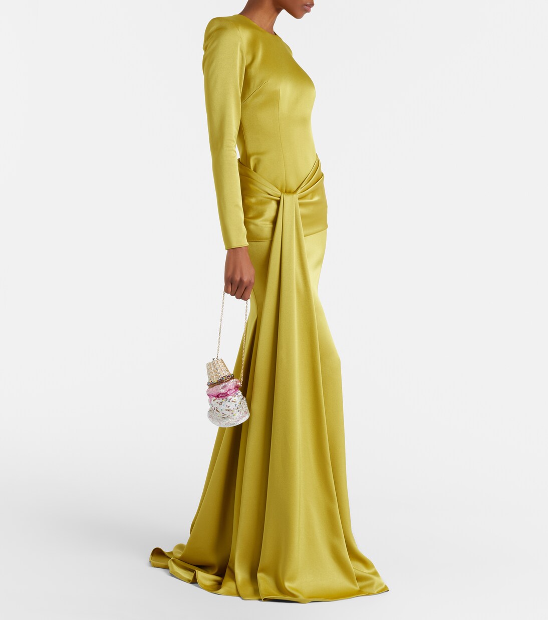 Clutch Upside Down Cone Oops adornado | Judith Leiber Couture