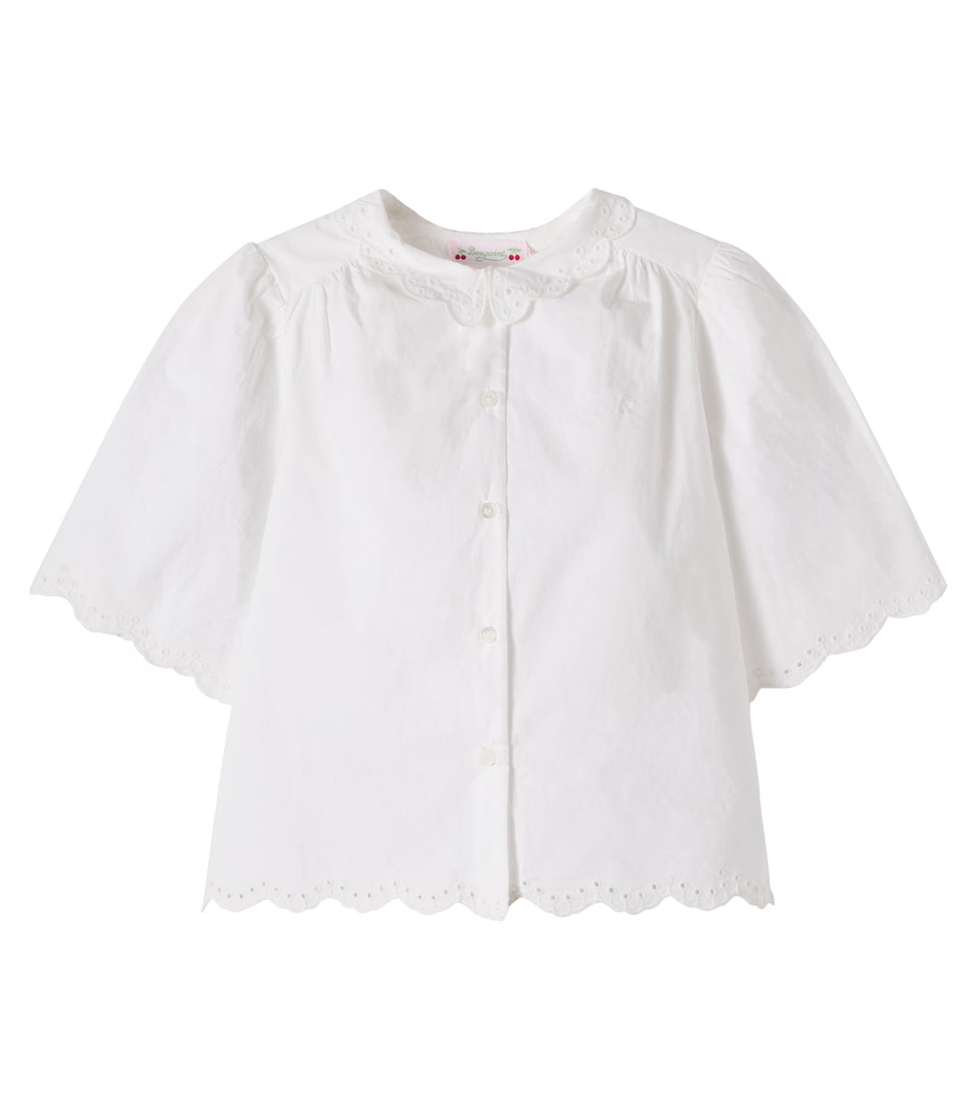Lizea broderie anglaise cotton blouse | Bonpoint