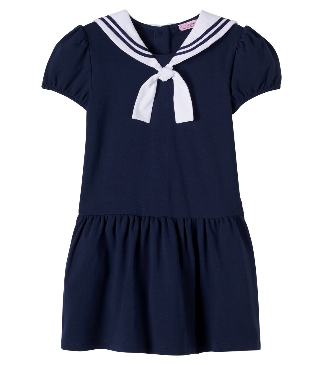 Cristina tie-neck dress | La Coqueta