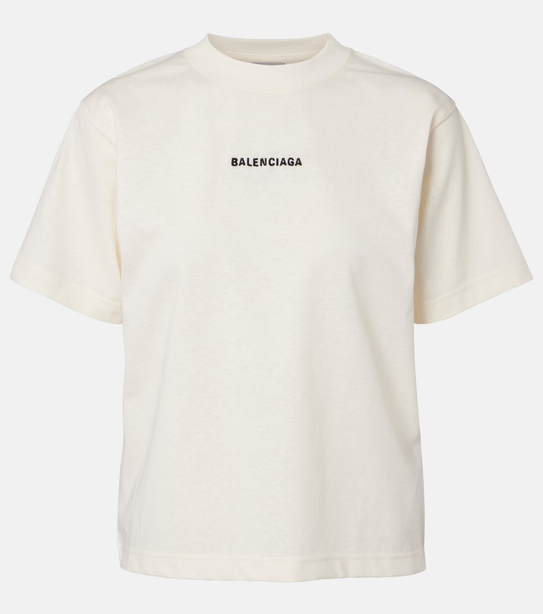Besticktes T-Shirt aus Baumwoll-Jersey | Balenciaga
