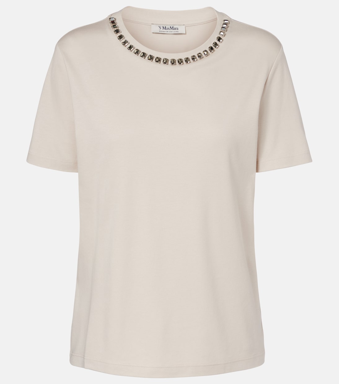 Bingo embellished cotton-blend T-shirt | 'S Max Mara