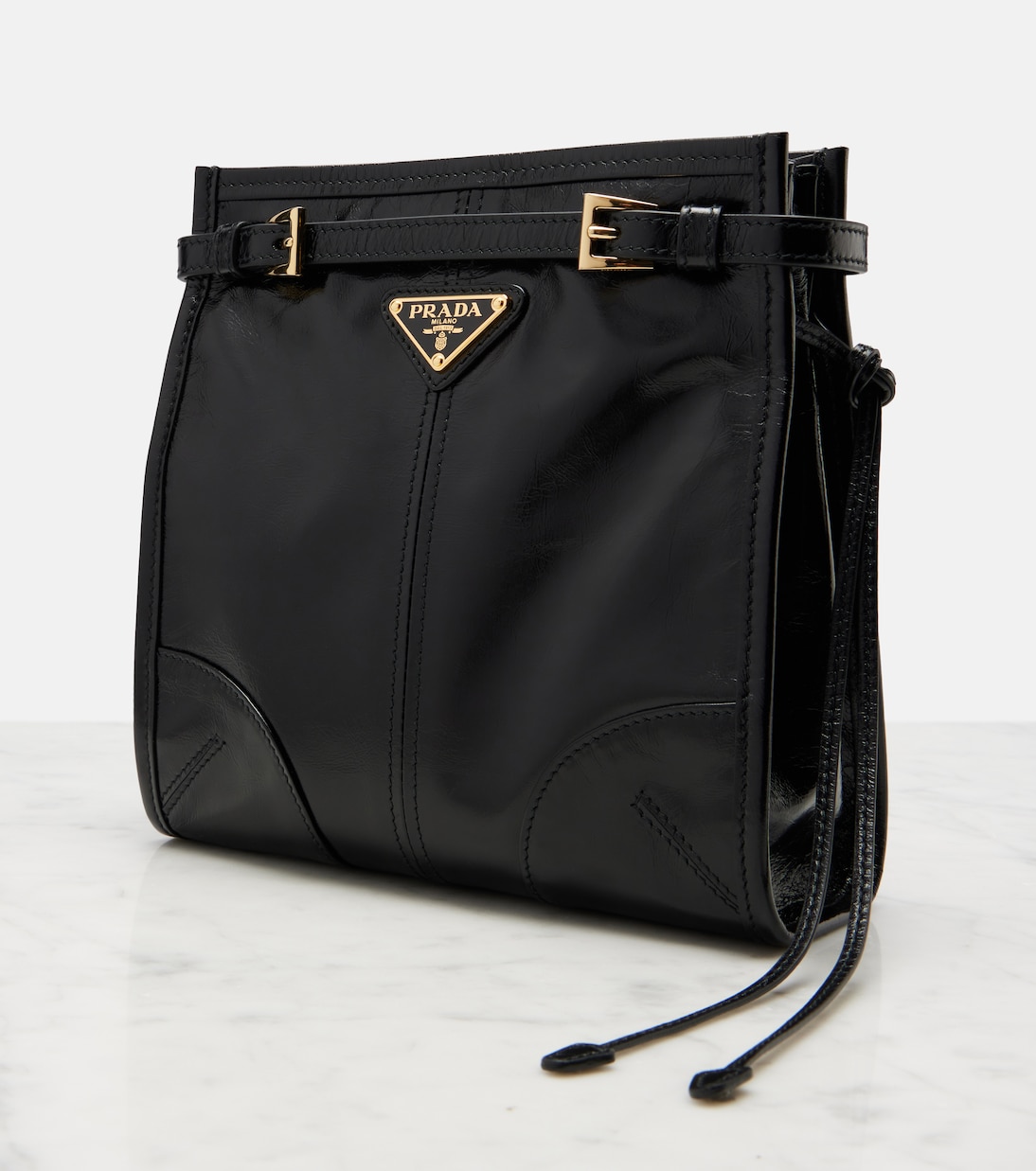 Prada Bonnie Mini leather shoulder bag | Prada