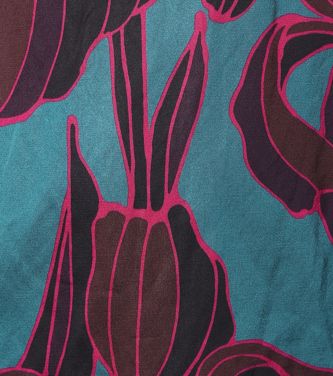 Abito a stampa in misto cotone lamé | Dries Van Noten