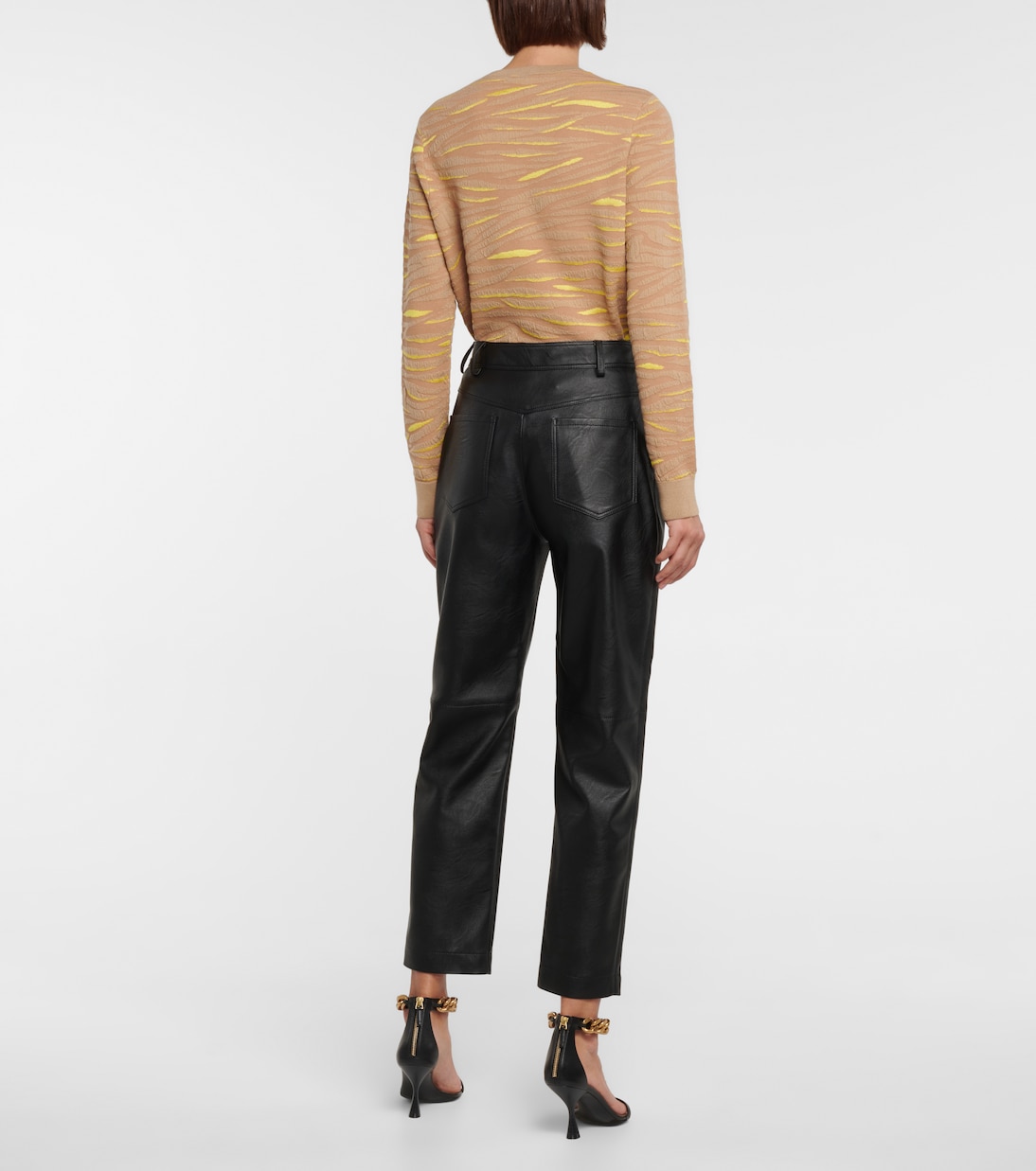 Pantalones Hailey de piel sintética | Stella McCartney