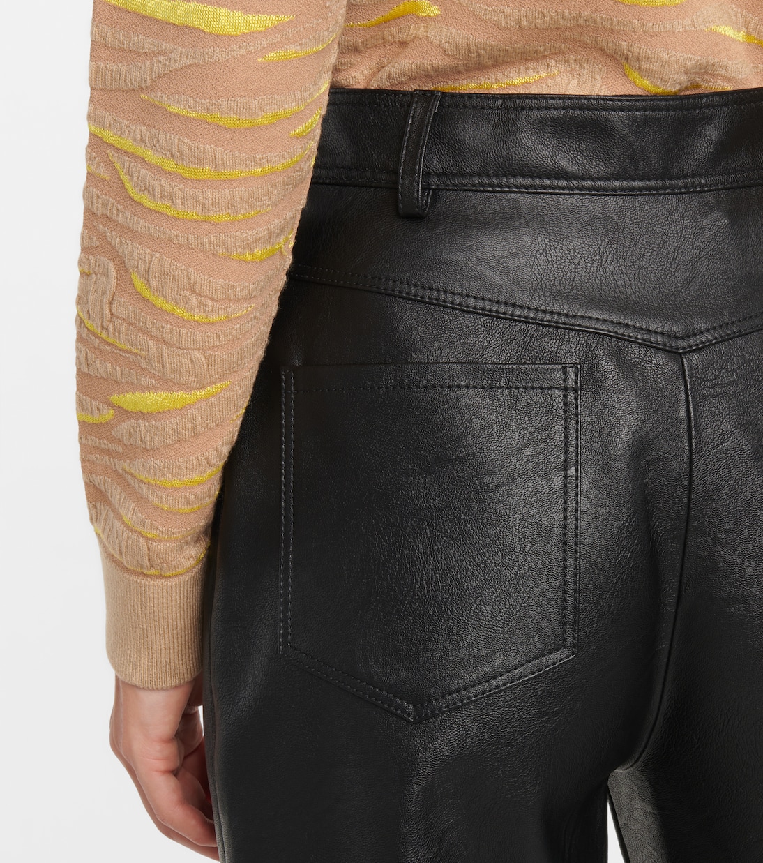 Pantalones Hailey de piel sintética | Stella McCartney