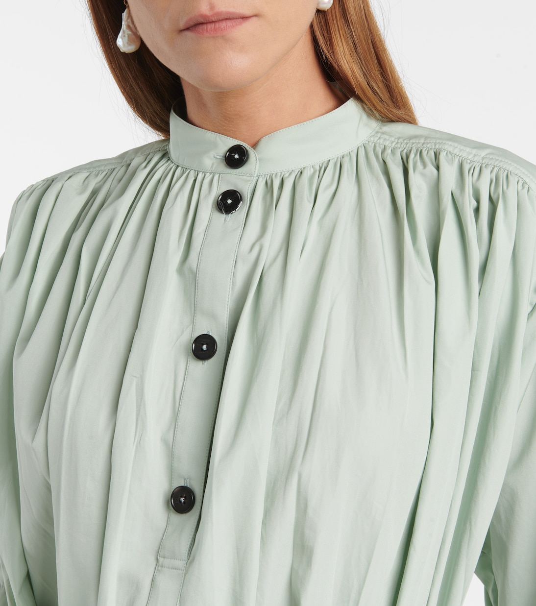 Robe midi en coton | Jil Sander