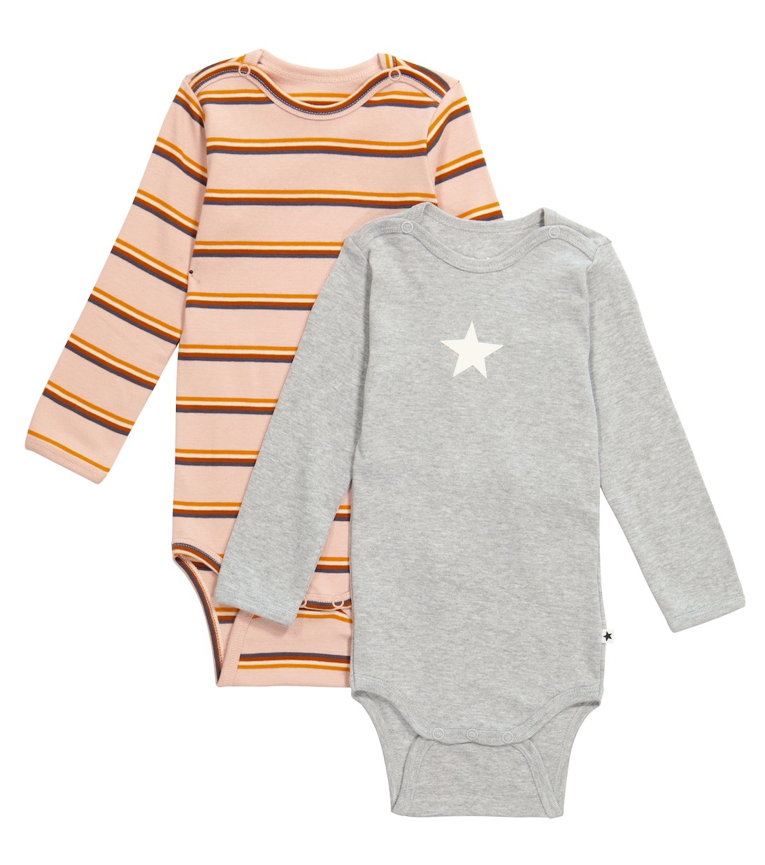 Bebé - set de 2 bodies Fossie de algodón | Molo