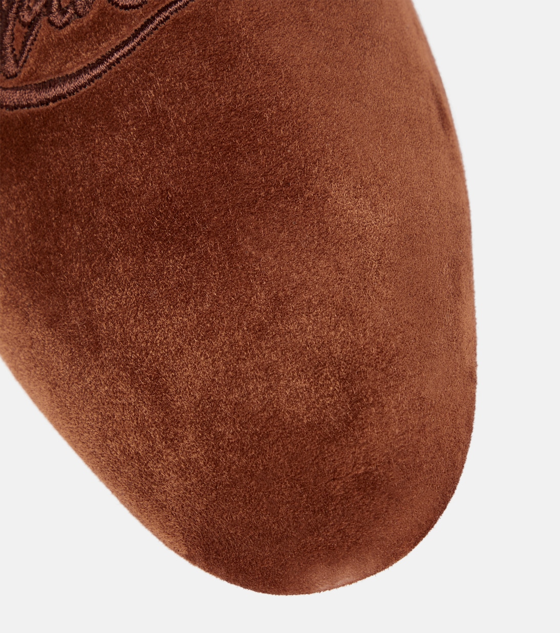 Slippers Navy Coolito Donna in suede | Christian Louboutin