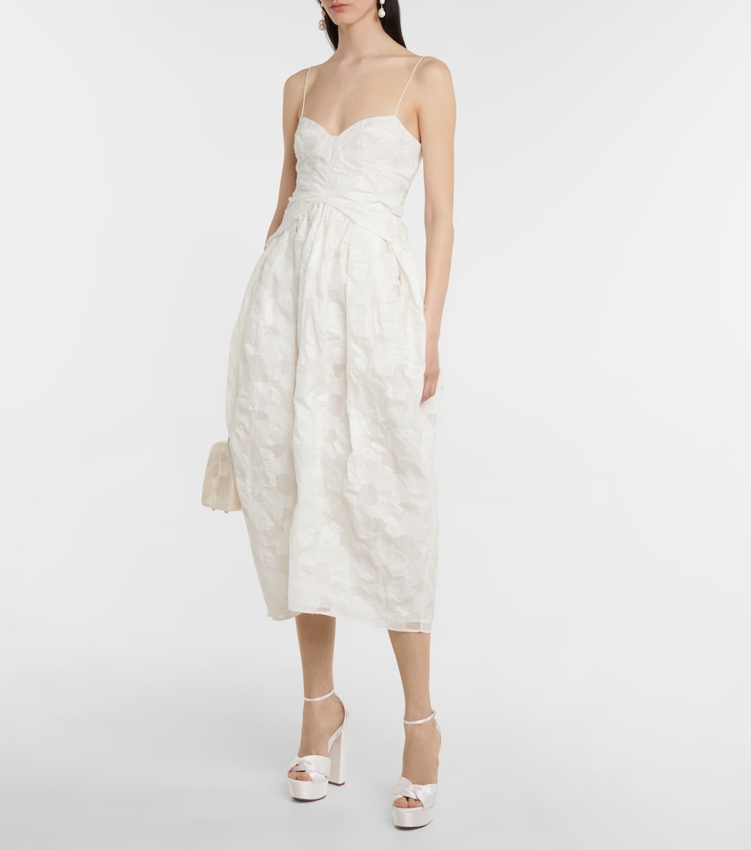 Sandali Olie 140 in raso con platform | Aquazzura