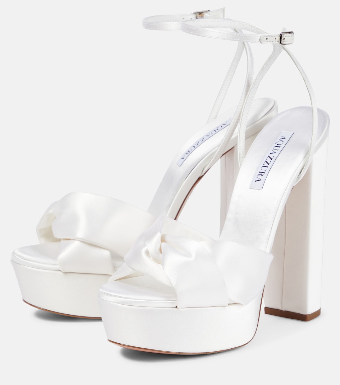 Sandali Olie 140 in raso con platform | Aquazzura