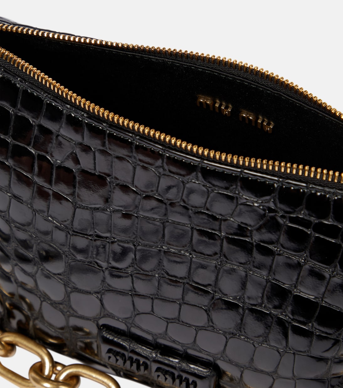 Sac Small en cuir embossé | Miu Miu