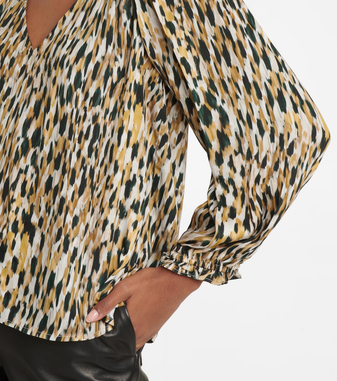 Bedruckte Bluse | Velvet