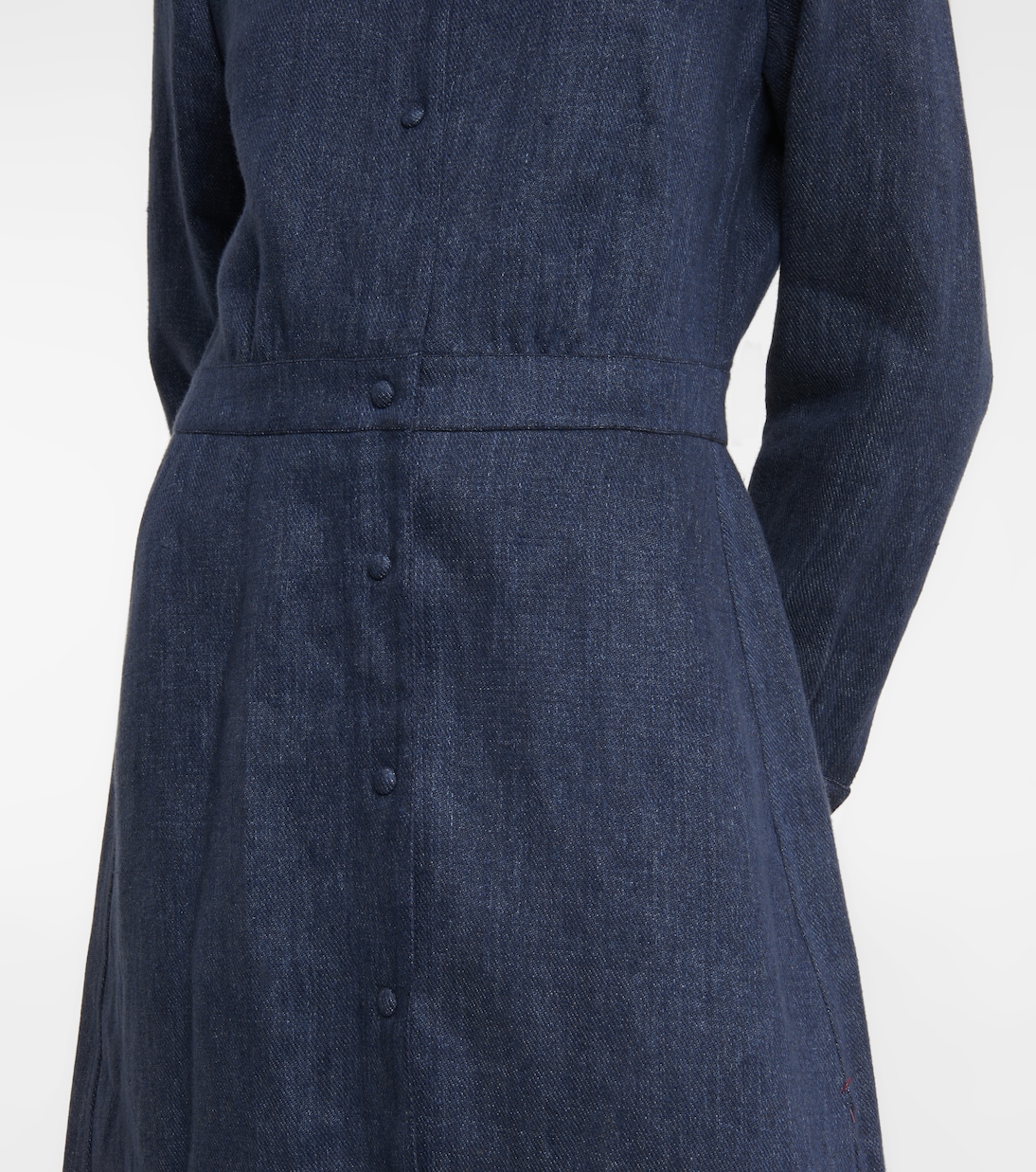 Robe chemise en lin | Chloé