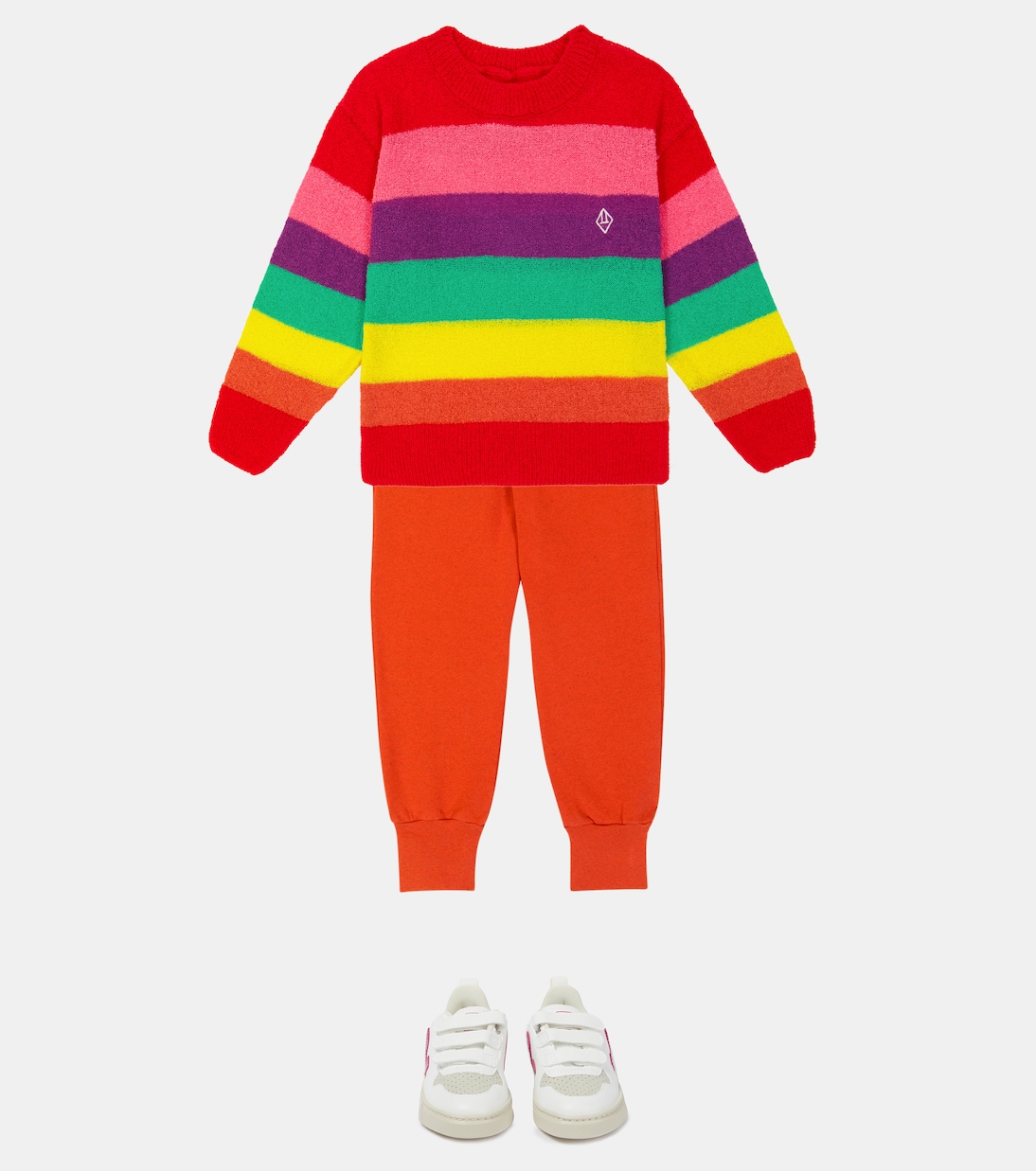 Red Logo Bull striped sweater | The Animals Observatory